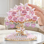 Custom Acrylic Plaque - Personalized Mother's Day Gifts For Mom, Grandma - Grateful For Every Moment