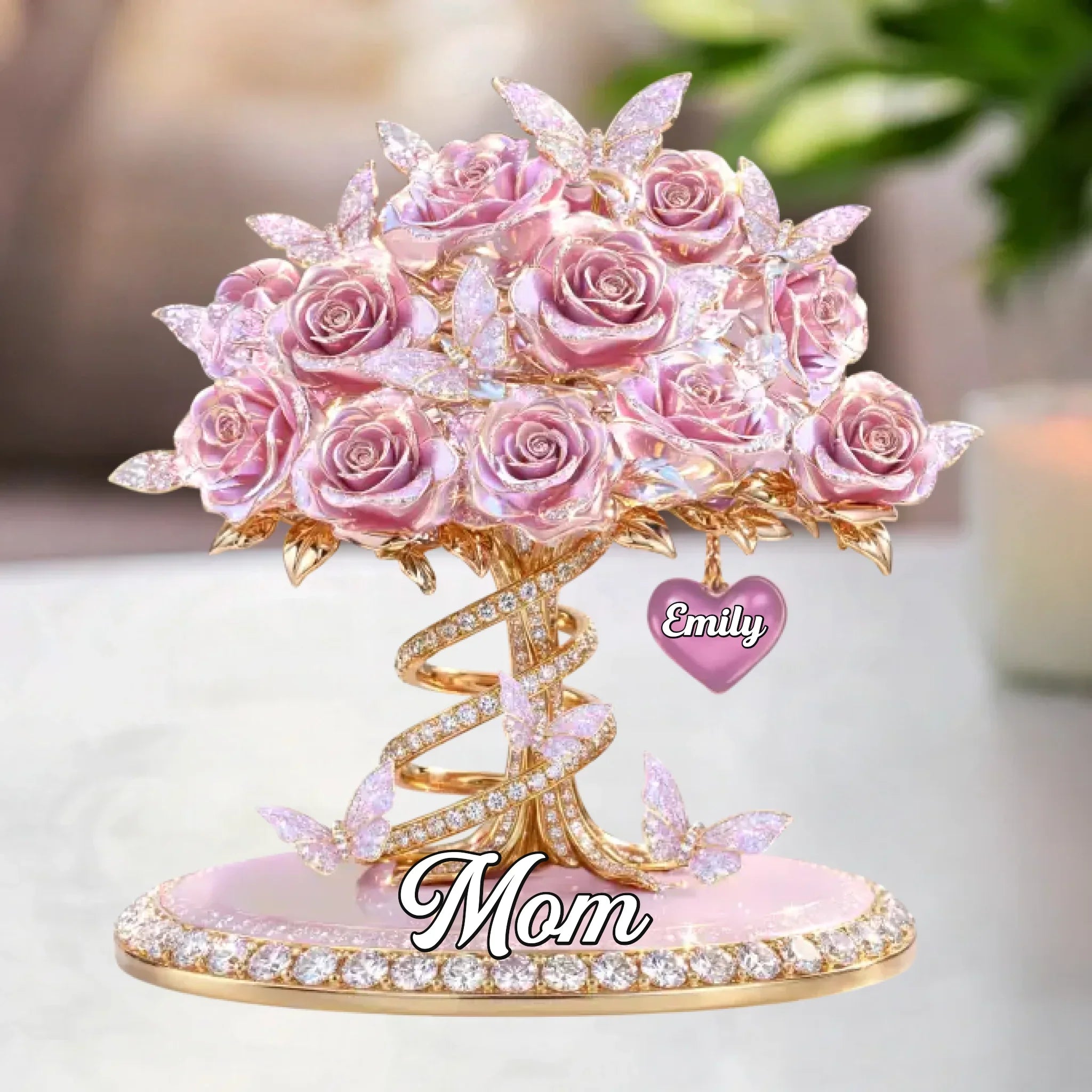 Custom Acrylic Plaque - Personalized Mother's Day Gifts For Mom, Grandma - Grateful For Every Moment