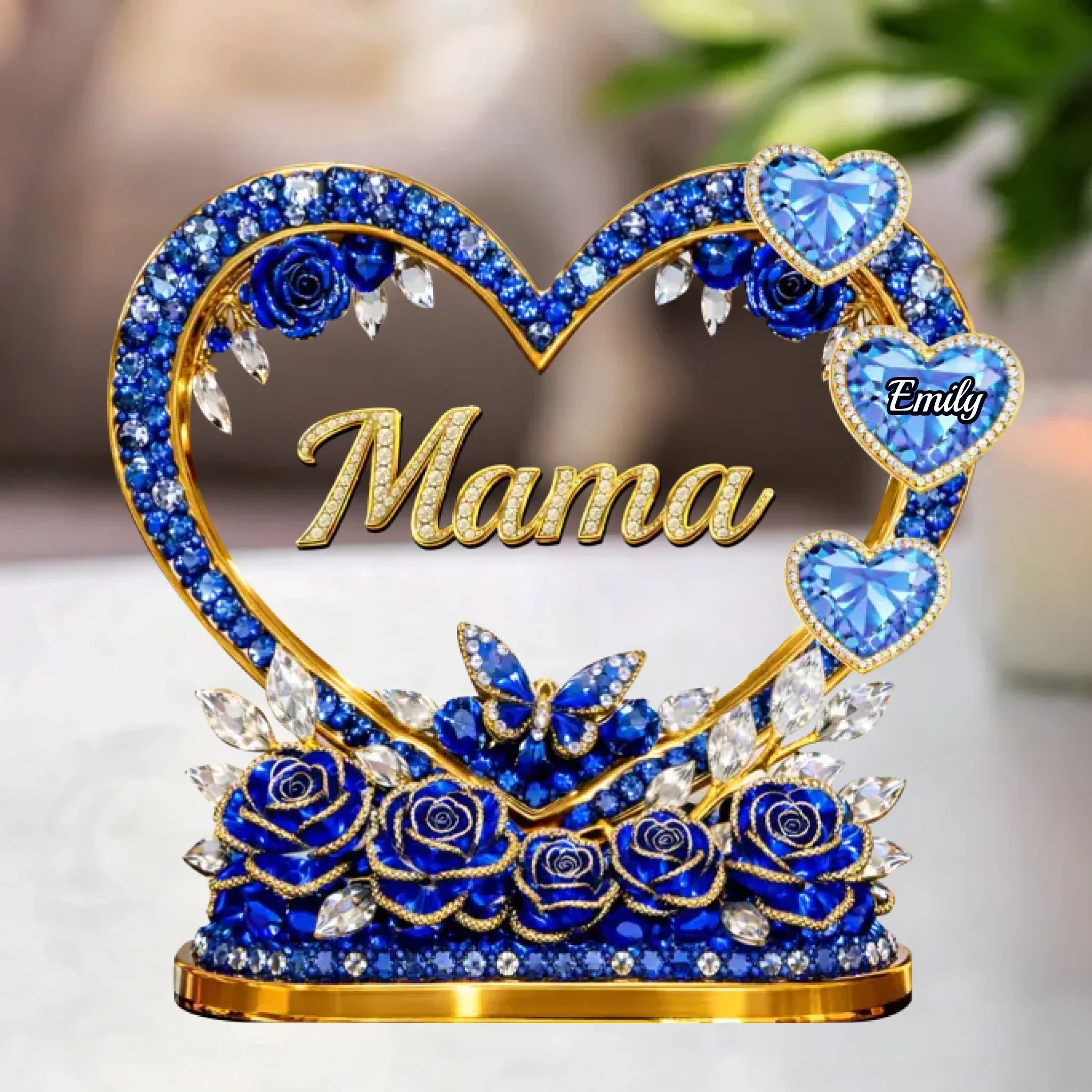 Custom Acrylic Plaque - Personalized Mother's Day Gifts For Mom, Grandma - Mom Heart Full Of Care