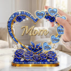 Custom Acrylic Plaque - Personalized Mother's Day Gifts For Mom, Grandma - Mom Heart Full Of Care