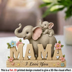 Custom Acrylic Plaque - Personalized Mother's Day Gifts For Mom, Grandma - Love You A Ton, Mama