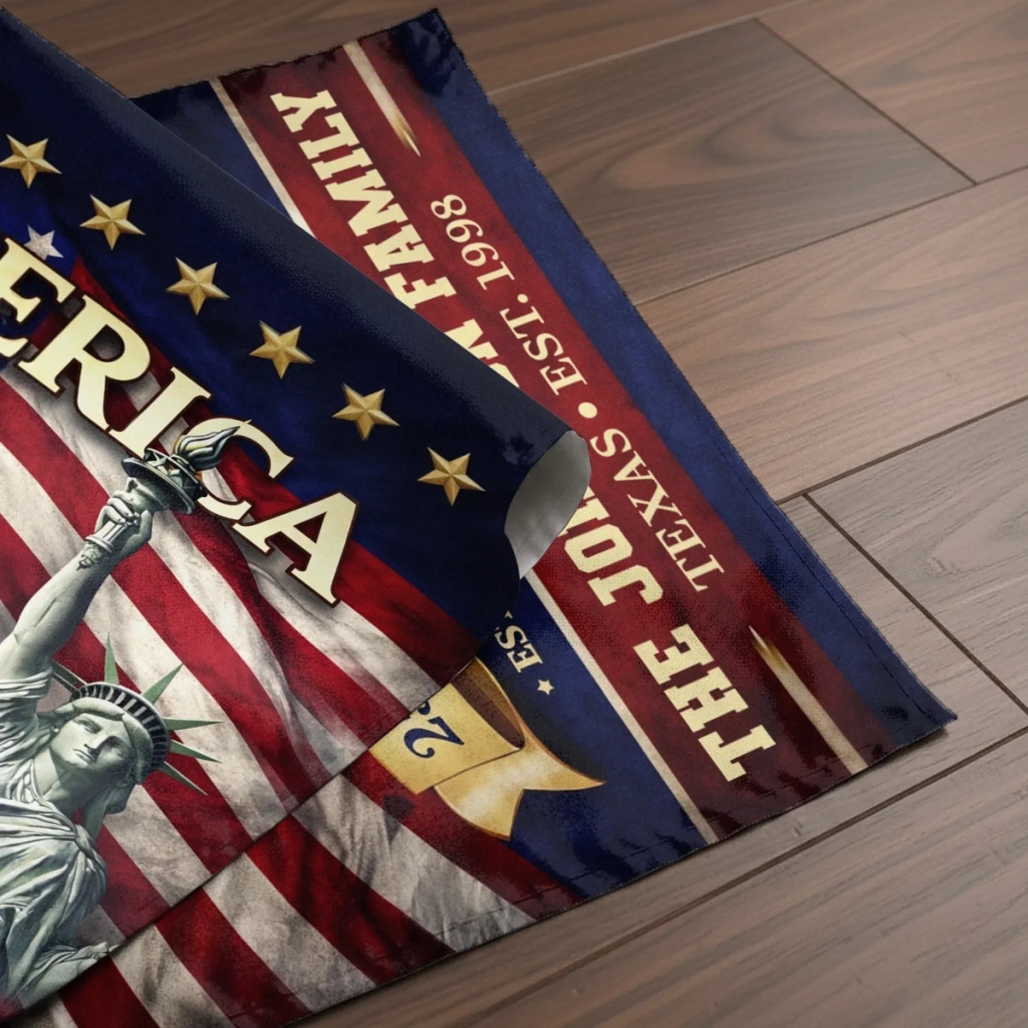 Custom Flag - Personalized America 250th Anniversary Gifts For Mom, Dad, Brother, Sister, Kids - Family Is Forever Love