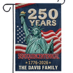 Custom Flag - Personalized America 250th Anniversary Gifts For Mom, Dad, Brother, Sister, Kids - Legacy Of Freedom And Unity