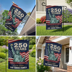 Custom Flag - Personalized America 250th Anniversary Gifts For Mom, Dad, Brother, Sister, Kids - Legacy Of Freedom And Unity