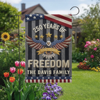 Custom Flag - Personalized America 250th Anniversary Gifts For Mom, Dad, Brother, Sister, Kids - United By History And Hope
